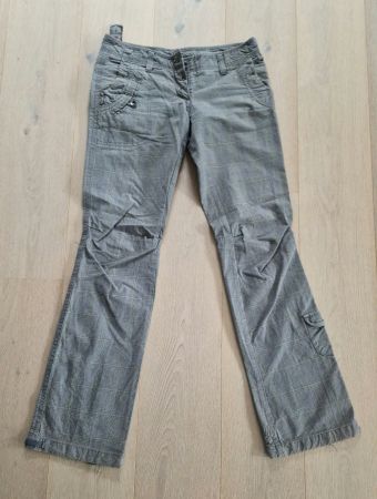 Hose Timezone grau kariert Gr. 27 Länge 34 (Damen)