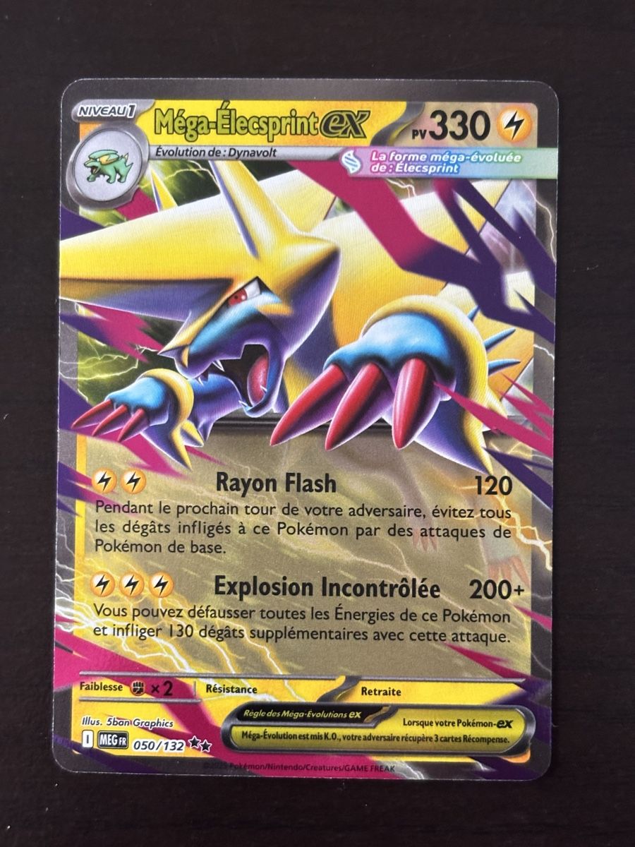 Pokémon Carte collezionabili: Carte Pokémon MEGA ELECSPRINT meg 050 fr – Nuovo (secondo la descrizione) da lausanne venduto da helderj
