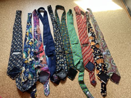 10 Krawatten ( Versace/ varneval de venice/ longchamp)