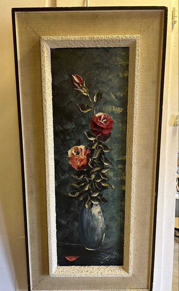 Tableaux: Zu verkaufen ein wunderschönes Rosen bild  – D'occasion à Gwatt (Thun) par ate_6ng8