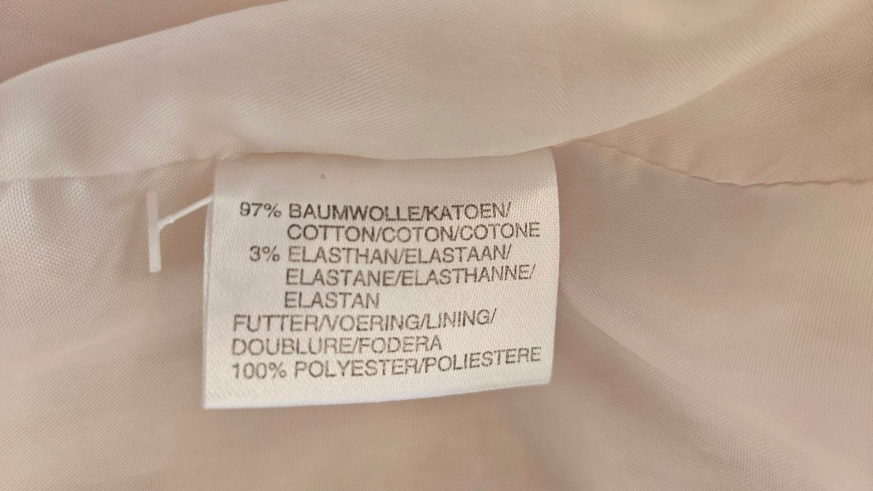 Giacche: Jacke Blazer Grösse 38 hellbeige - Roséton Baumwolle – Usato da Gossau ZH venduto da fashiontwo 7