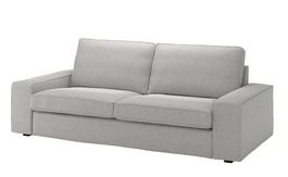 KIVIK Bezug 3er-Sofa, Tallmyra weiß/schwarz