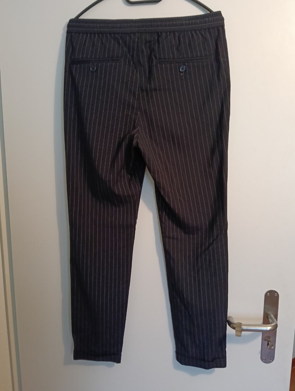 H&M Pantaloni: Hose / schwarz / Nadelstreifen – Nuovo (secondo la descrizione) da Binz venduto da HaK_79 5