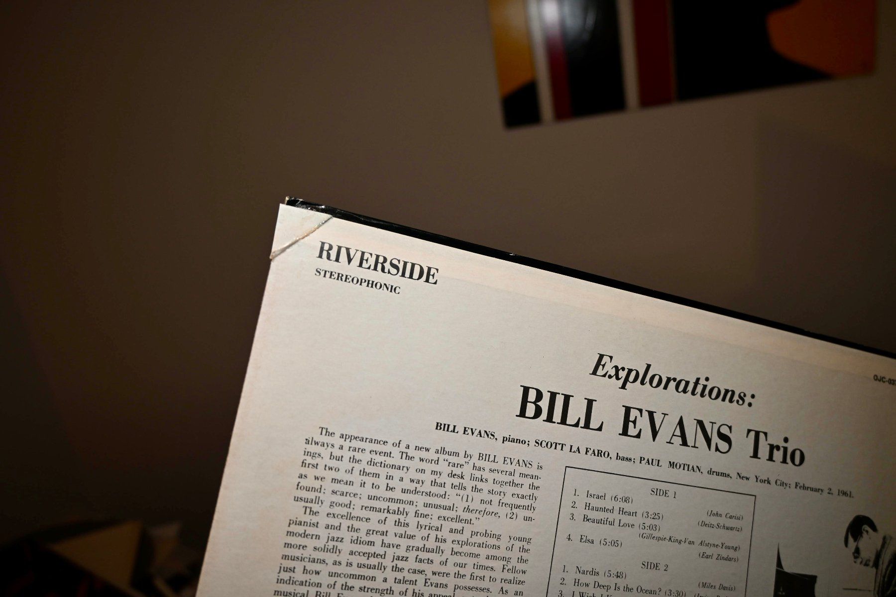 Schallplatten: Bill Evans Trio EXPLORATIONS VG++/Mint-! Original Jazz Class – Gebraucht aus Pfaffhausen von mono_rec 7