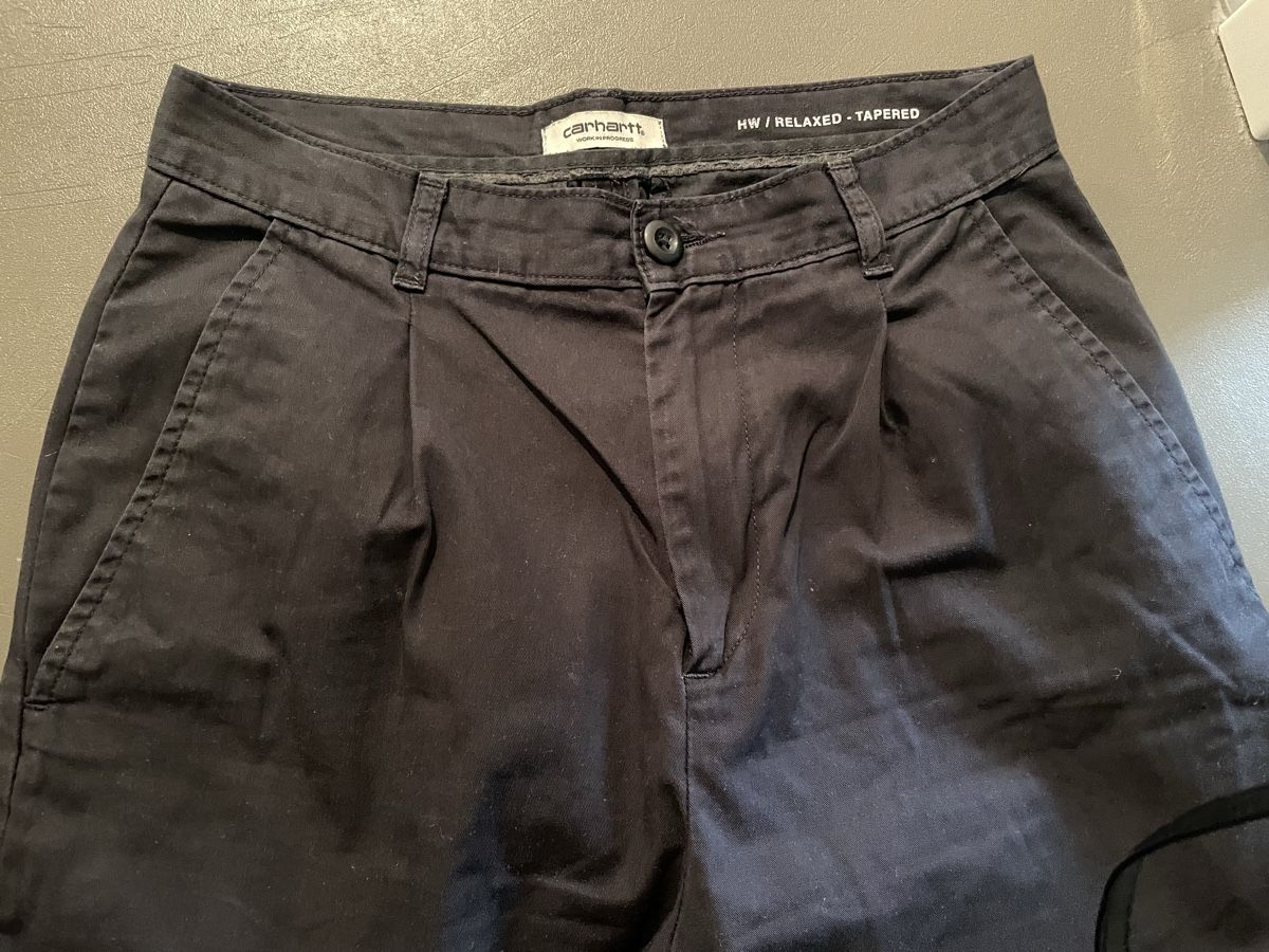Carhartt Pantaloni: Carhartt WIP Pullman Ankle Pant Schwarz, Grösse 26 – Usato da Busswil TG venduto da Bluewater02 2