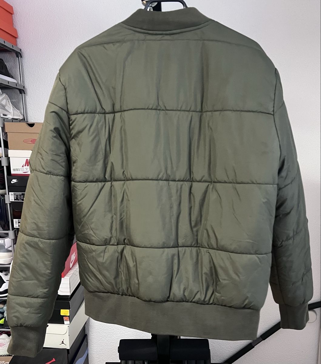 Giacche: Urban Classics BASIC QUILT BOMBER JACKET - Bomberjacke - oli – Usato da Emmenbrücke venduto da ThomiE01 1