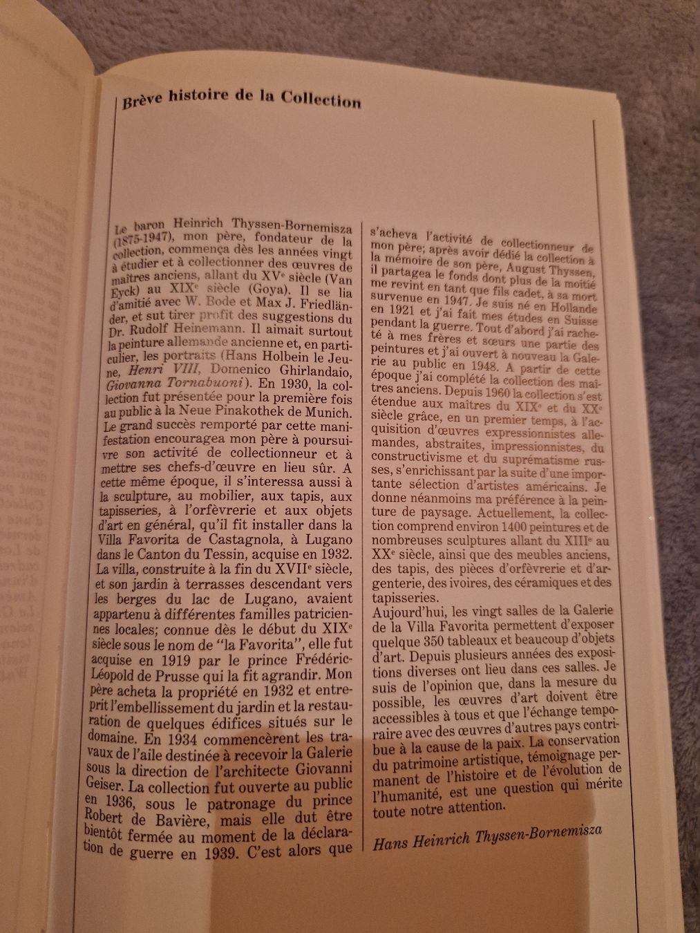 Livres: Collection Thyssen Bornemisza – D'occasion à Blignou (Ayent) par Mazikeen 6