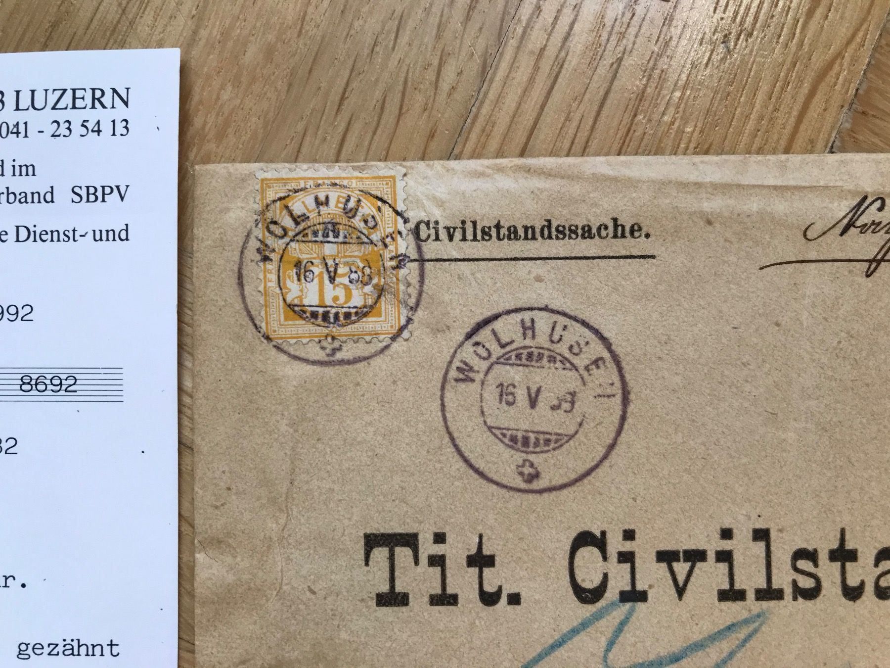 Tutti i francobolli: 1882 Ziffermuster 57b mit Attest – Usato da stäfa venduto da brandy66 1