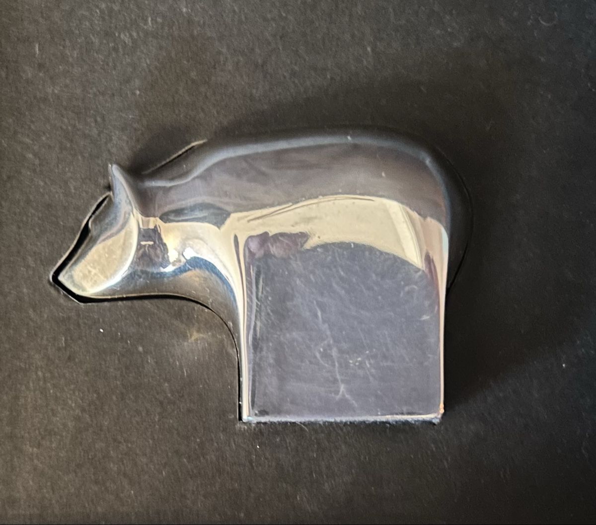 Statuette: Dansk Designs Brown Bear Silverplate Paperweight – Nuovo (secondo la descrizione) da Zürich venduto da Mistral61 1