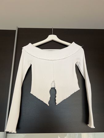 Off-Shoulder Top, Langarm, Gr. S