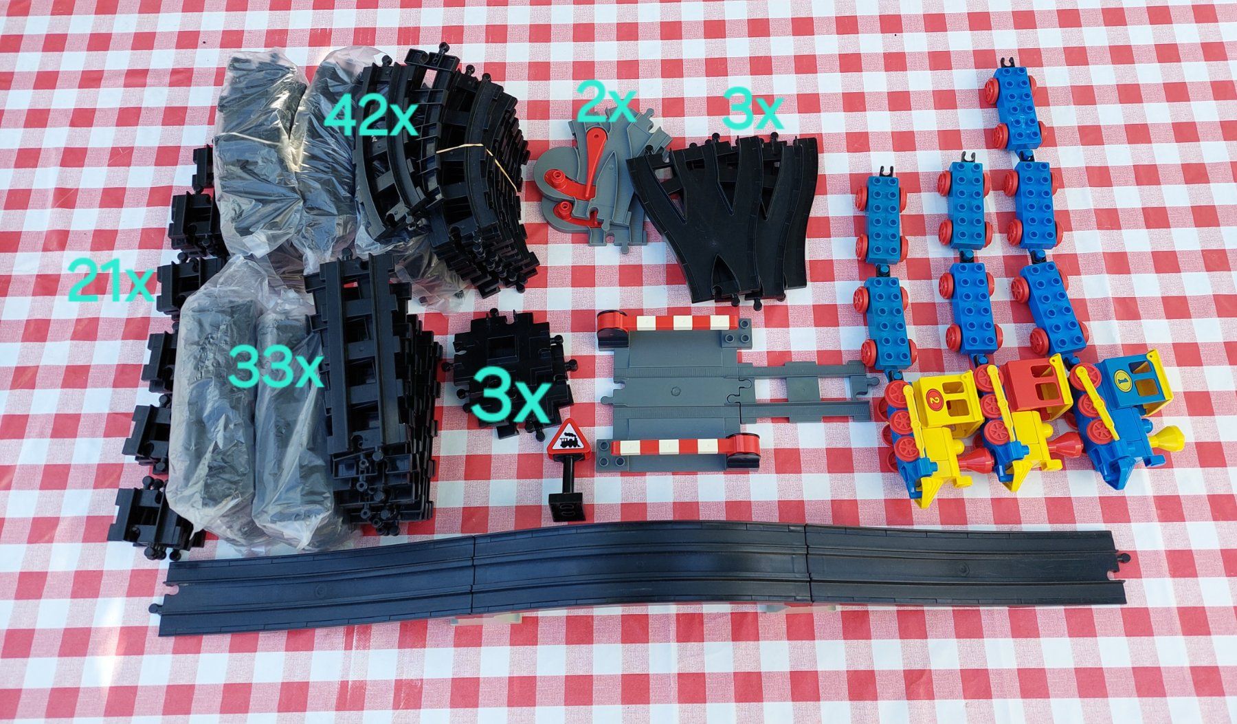 Lego Giocattoli: ! Grosses Lego Duplo Eisenbahn Set ! – Usato da Uitikon Waldegg venduto da Smeragol 1