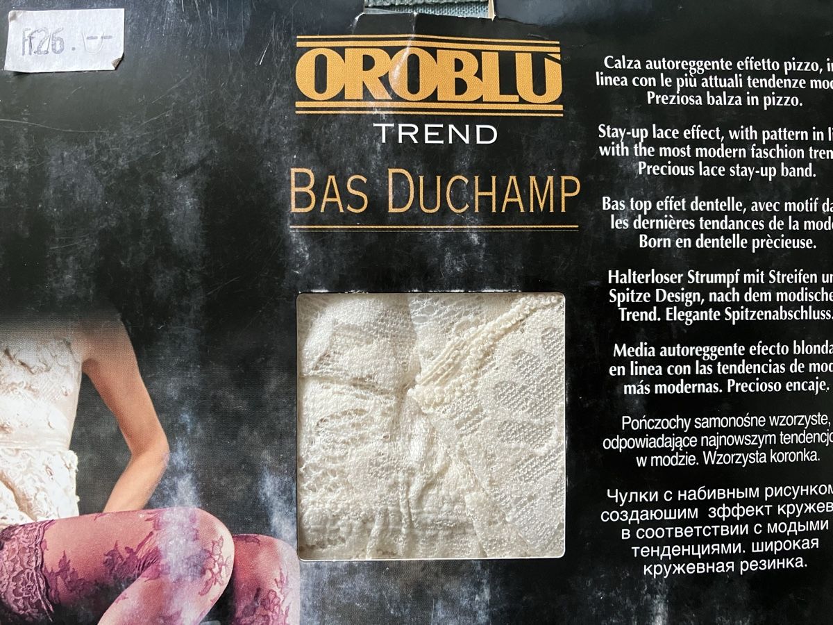 Calze & Collant: Oroblu Trend Bas Duchamp, halterlose Strümpfe, Gr. M – Nuovo e nell'imballaggio originale da Oberrüti venduto da Jomaru 2