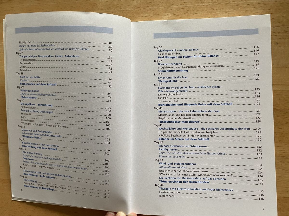 Libri: Entdeckungsreise zur weiblichen Mitte/Beckenbodentraining – Usato da Schwarzenburg venduto da Michellu 6