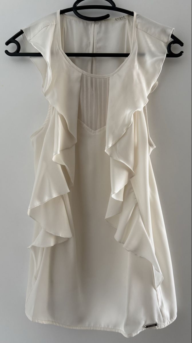 Guess Camicette: Guess Sommerbluse cream Grösse M – Nuovo (secondo la descrizione) da Niederhasli venduto da R__A 1