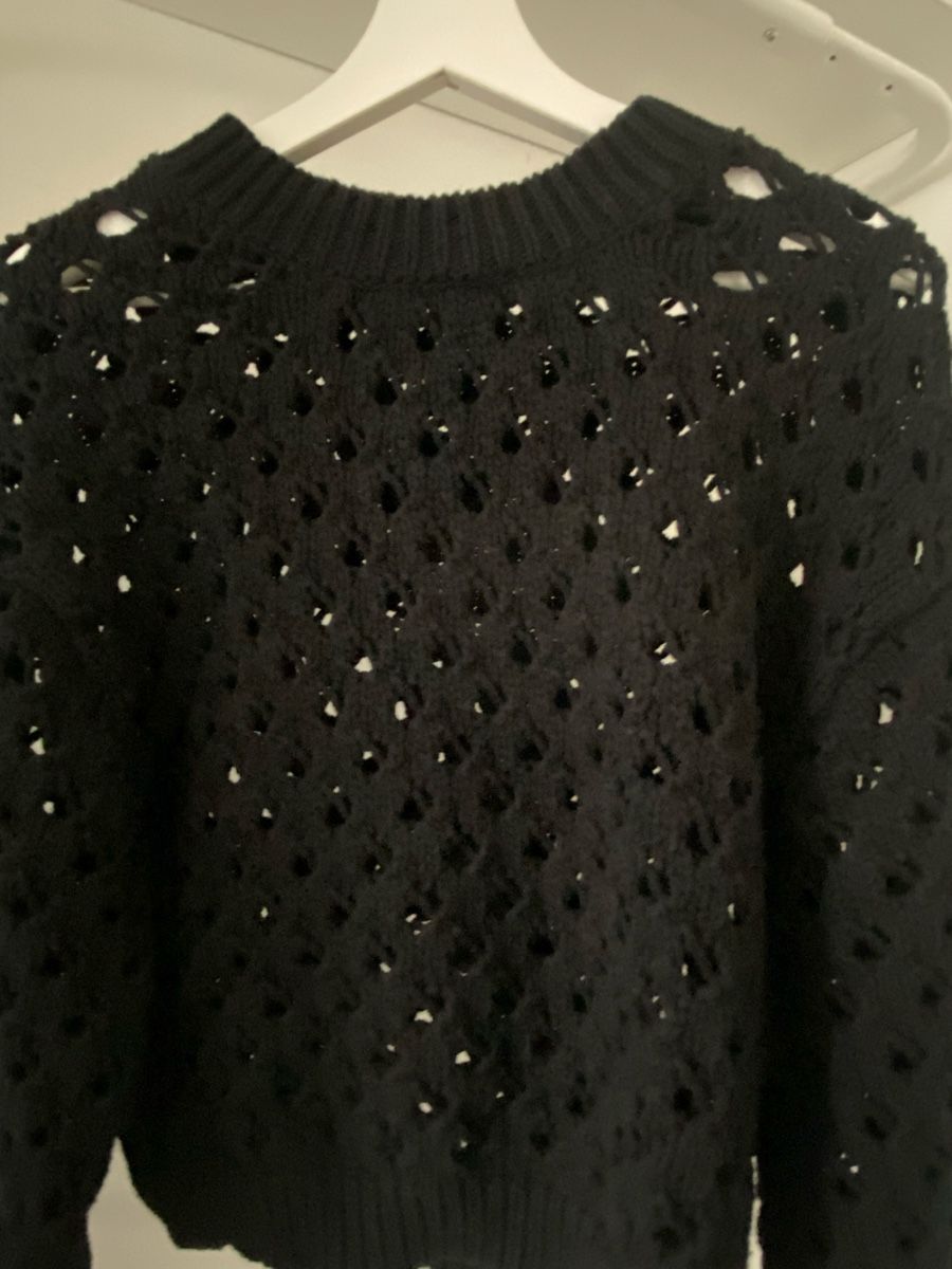 Mango Pullover & Sweatshirts: Schwarzer Strickpullover Gr. S von Mango – Neu (gemäss Beschreibung) aus Luzern von nee_zjh6 1