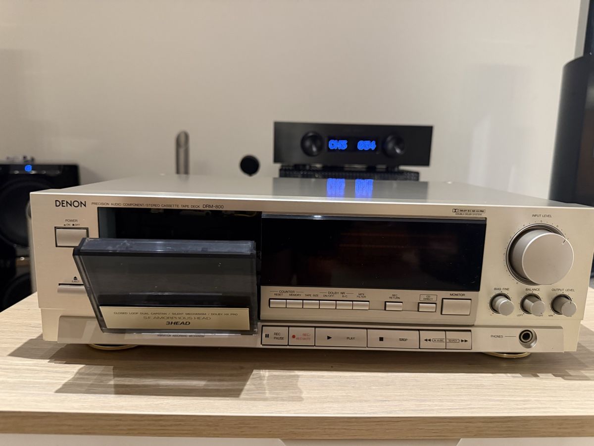 Denon Registratori: DENON DRM-800 3-Head Cassette Deck Silver – Difettoso da Veyrier venduto da mus_d768 2