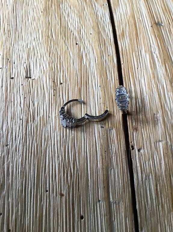 Orecchini pendenti & Orecchini a lobo: Silber Ohrring mit Zirkon Steinen  – Usato da Freienstein venduto da EAGLE007 3