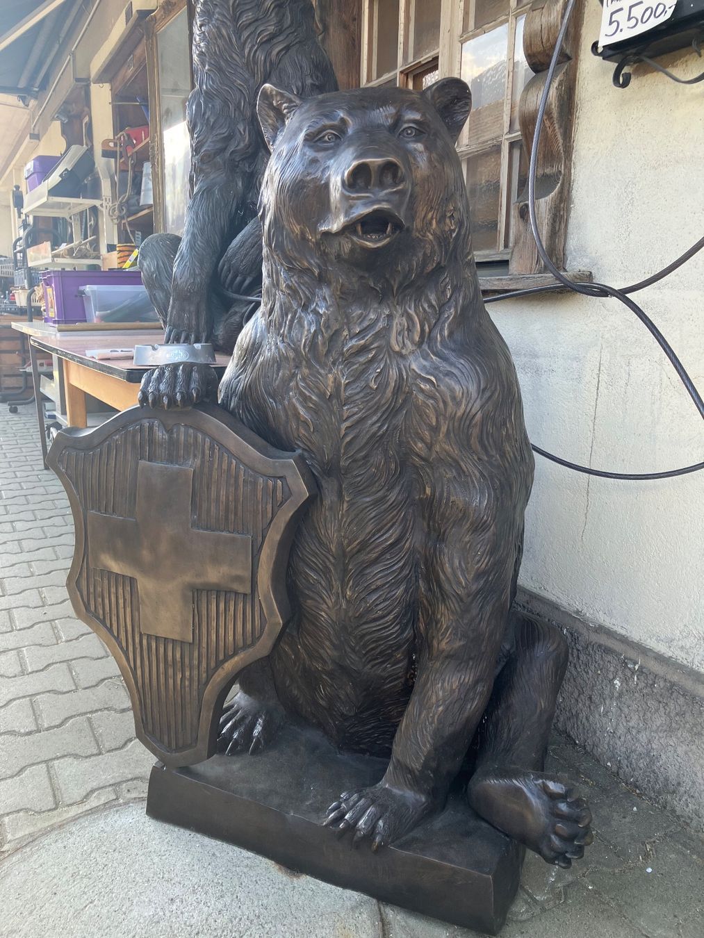 Sculture & Statue: Bronze Bär Schweizer Wappen NEU – Nuovo (secondo la descrizione) da Erlenbach im Simmental! venduto da Simmentaler-Perlen