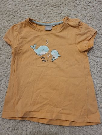Süsses T-Shirt mit Wal-Motiv, Grösse 92 Sommer bereit!