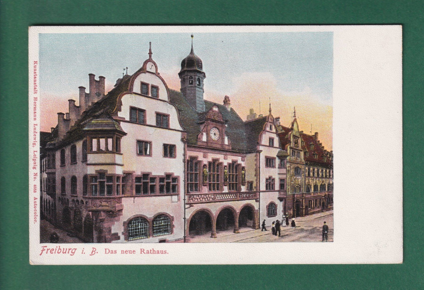 Ansichtskarten: FREIBURG - Neue Rathaus – Gebraucht aus Pully von nicecards-shop