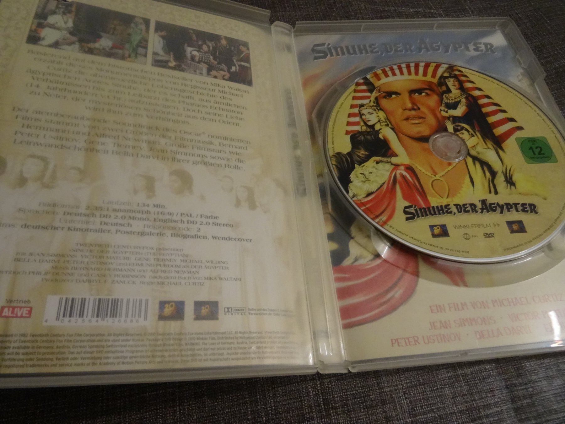 Tous les DVDs: Sinuhe der Ägypter DVD – D'occasion à Olten par Disc-Verkauf 1