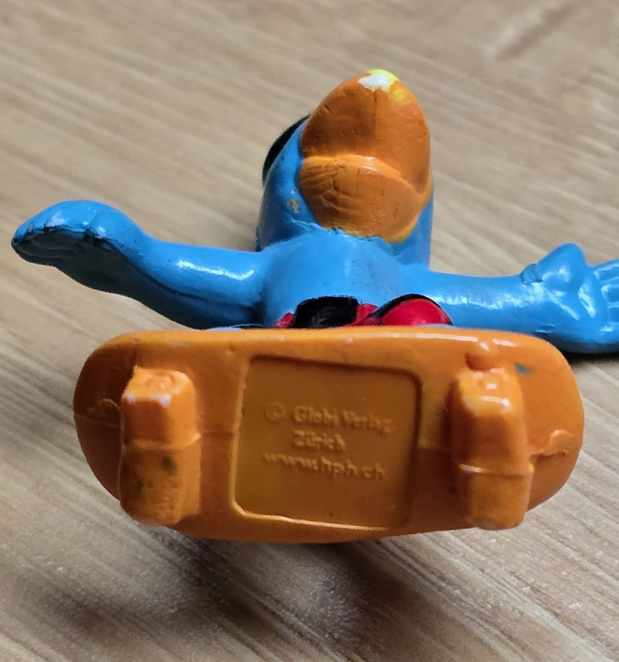 Figuren: Globi als Skateboard- Rollbrettfahrer, Minifigur – Gebraucht aus Hornussen von Corvette- 5