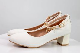 Weisse Hochzeitsschuhe Gr. 39  neu & ungetragen