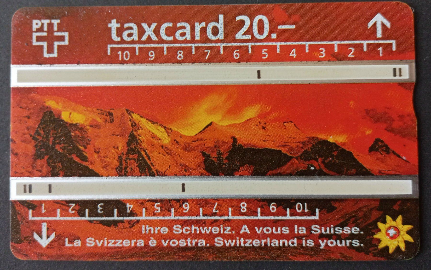 Swisscom Schede telefoniche: Taxcard - Landschaften - CH – Usato da Niederuzwil venduto da lubimaja
