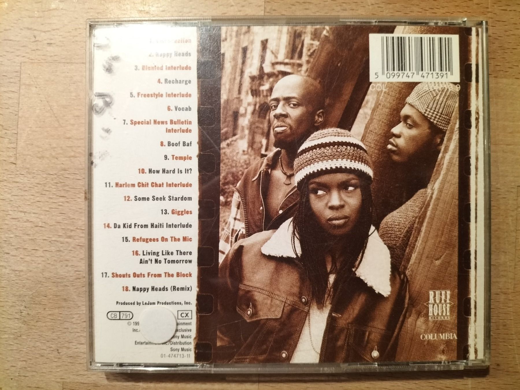 CD: Fugees (Tranzlator Crew) – Blunted On Reality – Usato da Biel / Bienne venduto da Music74 3