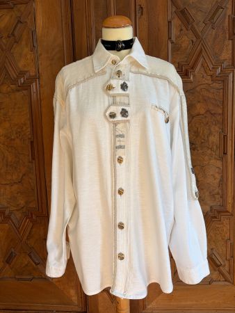 STOCKER POINT ORIGINAL Hemd  Gr.XL  60% Leine 40% Baumwolle