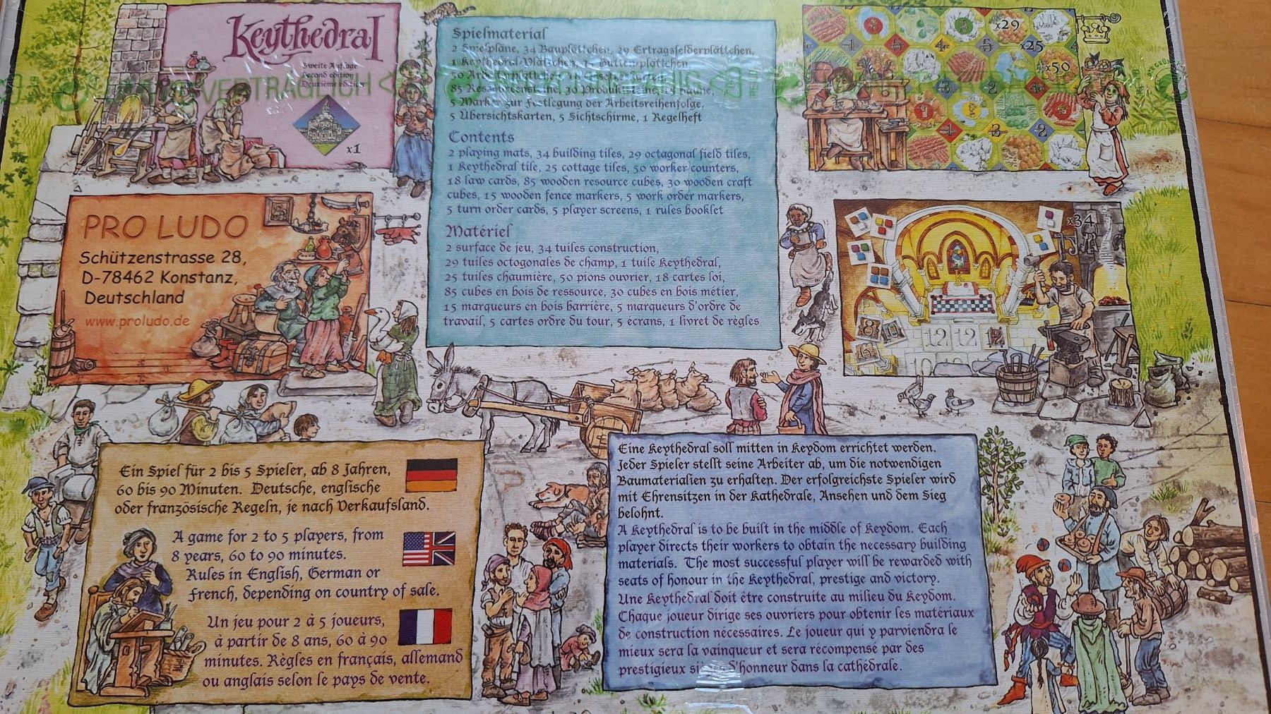 Spiele: Keythedral - Brettspiel - SEALED NEU UNGEÖFFNET – Neu und originalverpackt aus Altstätten SG von GGsGameshop 2