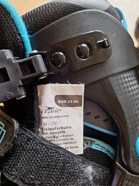 Pattini da ghiaccio: Eislaufschuhe / Schlittschuhe Gr. 33-36 – Usato da Dielsdorf venduto da mylove2surf 2