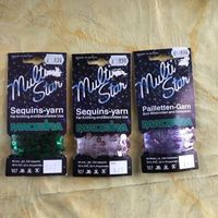 LOT PAILLETTEN-GARN NEU & ORIGINALVERPACKT