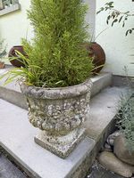 Blumengefäss aus Beton
