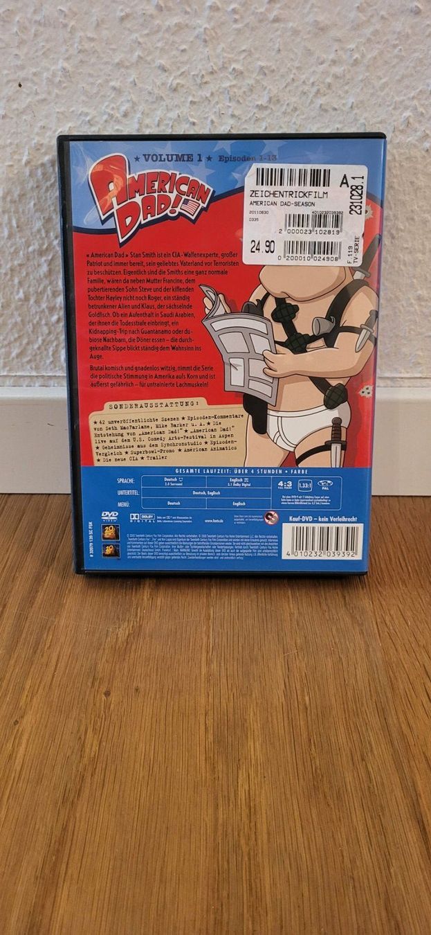 Tutti i DVDs: DVD - American Dad Volume 1 – Usato da Münsingen venduto da DigitaleSpielecke 1