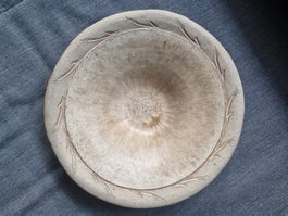 Früchteschale Dekoschale Ton Lehm Durchmesser 30 cm