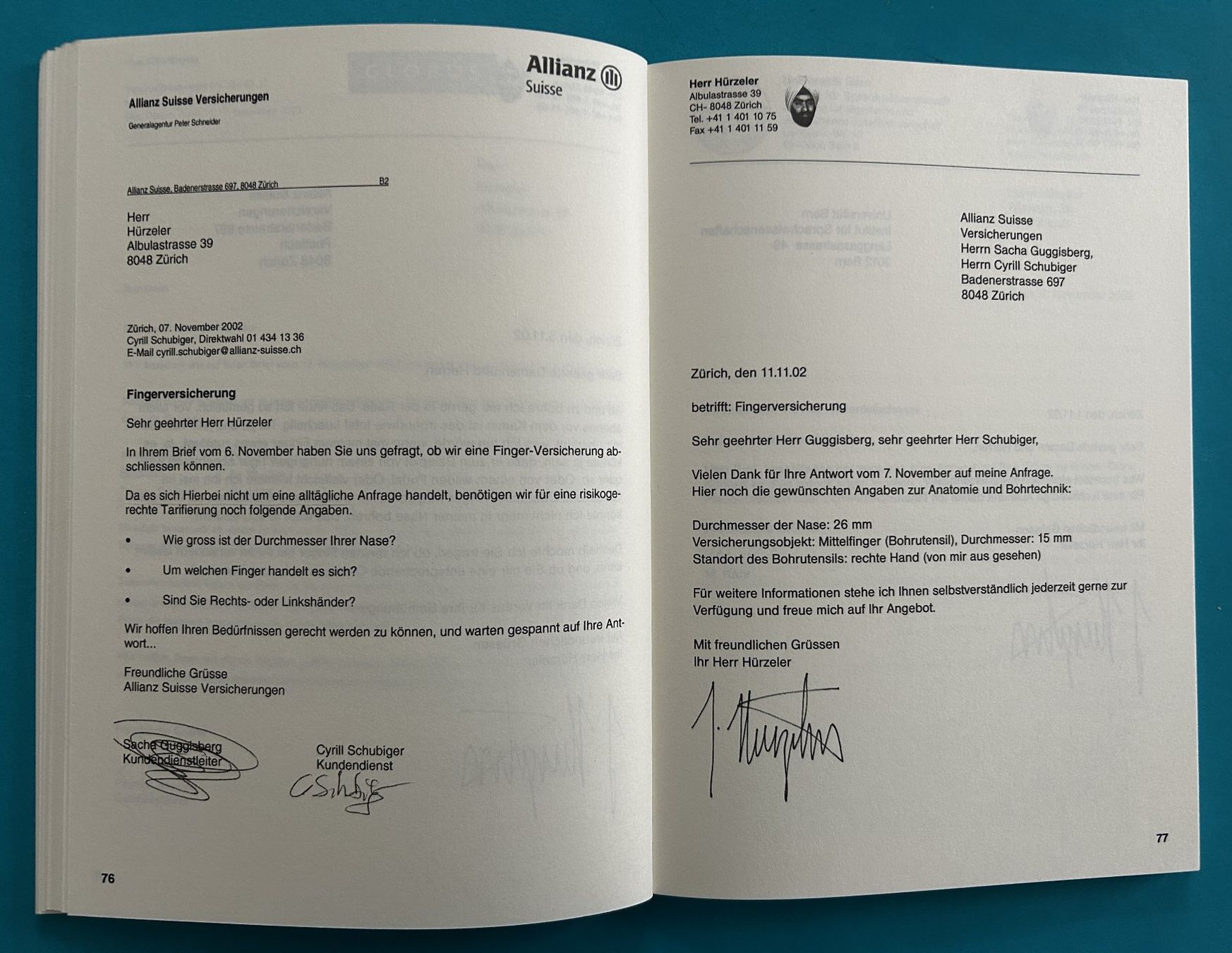 Bücher: NONSENSBRIEFSAMMLUNG – Gebraucht aus Zürich von Domus09 3
