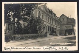 Baden, Freihof mit Gasthaus Rosenlaube u