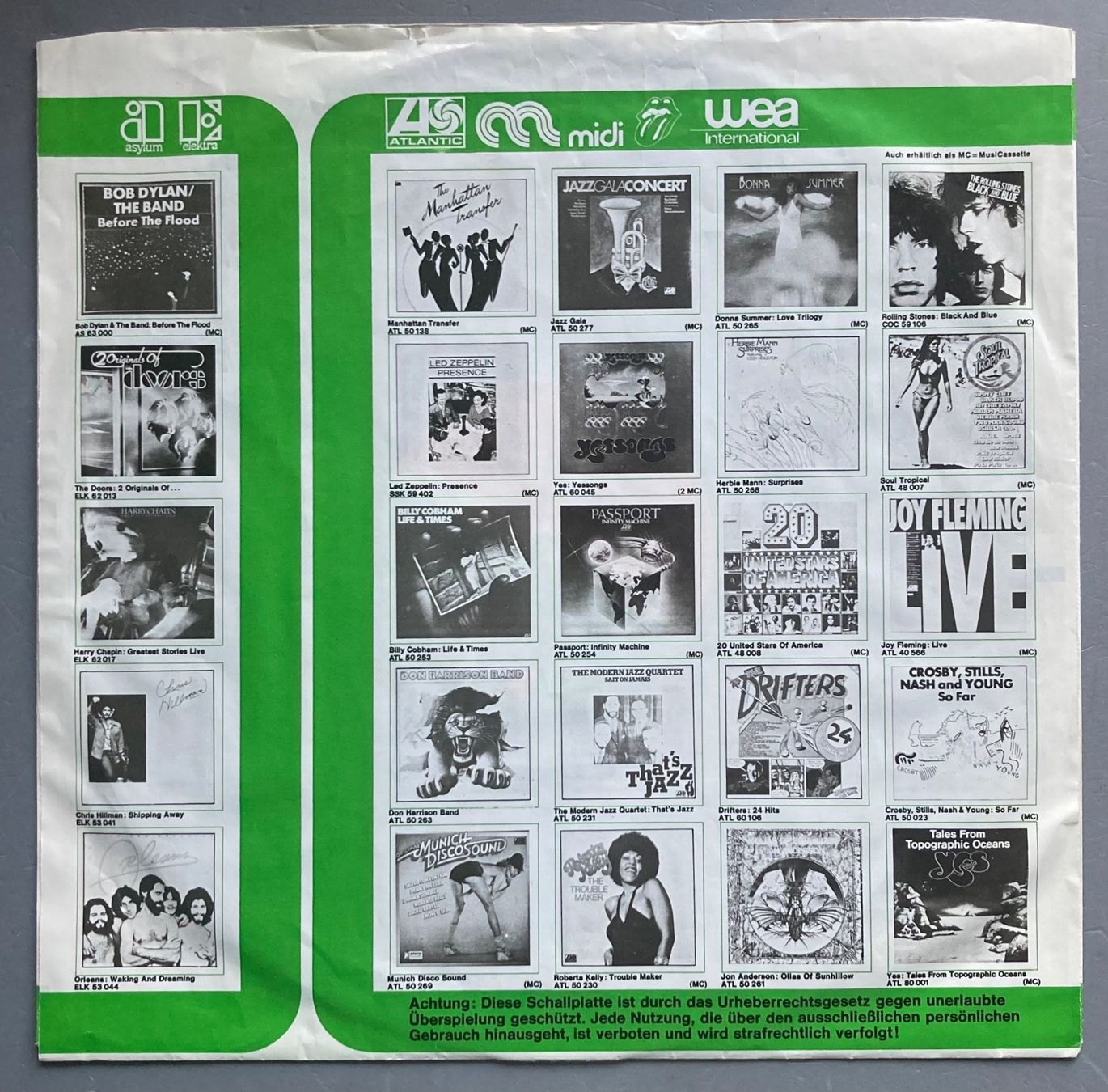 Vinyles: JAN AKKERMAN & KAZ LUX - ELI – D'occasion à Poliez-Pittet par Newtown-Records 2