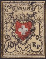 Rayon II (16II); T.35 A2-RO, breitrandiges Stück, Kat: 440.-