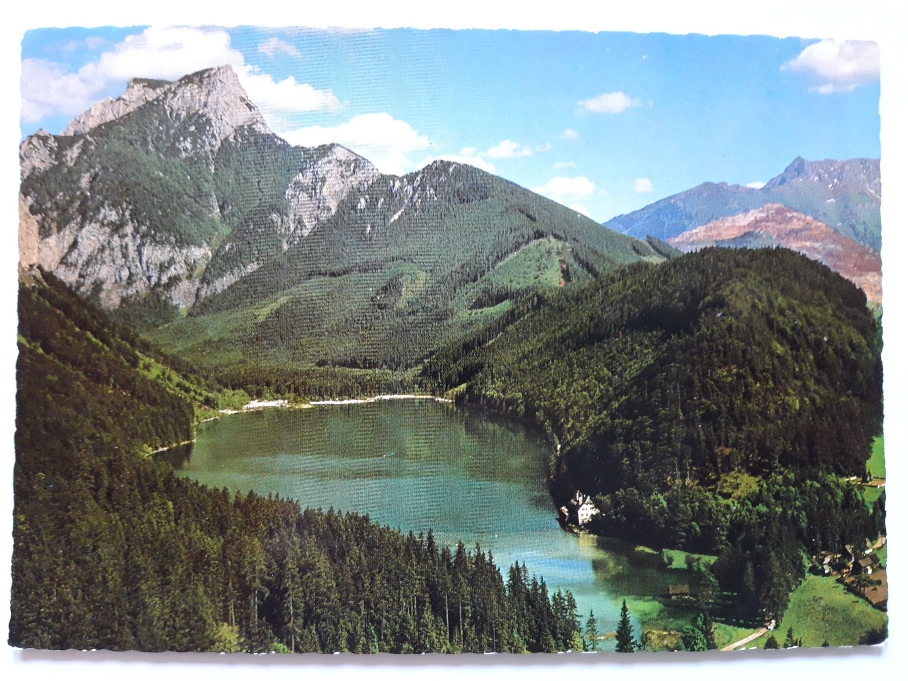 Cartoline postali: Leopoldsteinersee bei Eiseneerz – Usato da Sargans venduto da nicsam1815