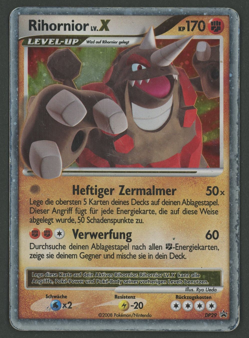 Pokémon Carte collezionabili: Rihornior Lv.X DP29 DE ab 1.- – Usato da Rupperswil venduto da gengarbasar