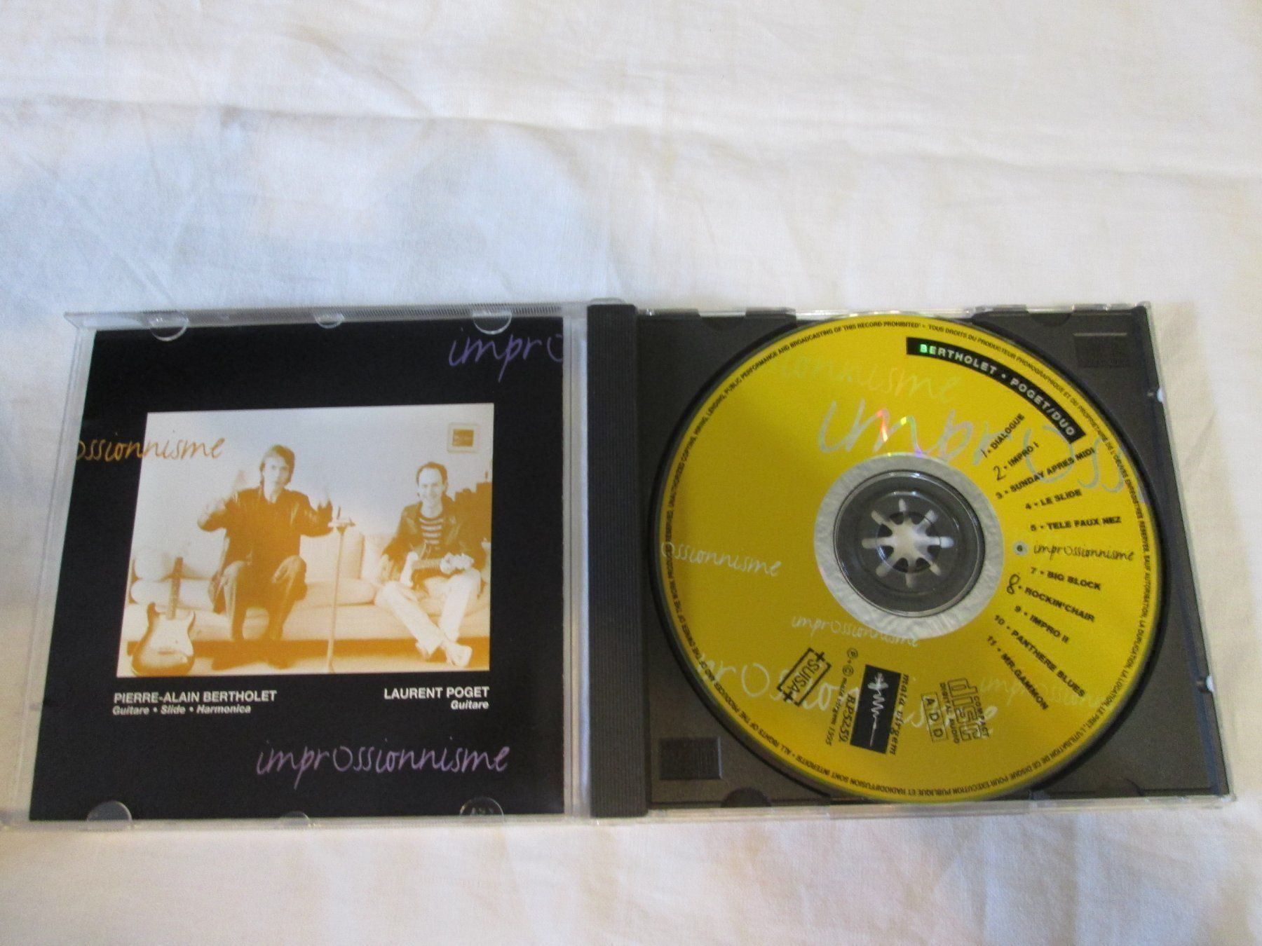 CD: CD Impressionnisme Pierre-Alain Bertholet Laurent Poget – Usato da La Chaux-de-Fonds venduto da Marteaux 1