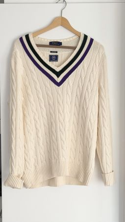Polo Ralph Lauren Wimbledon Pullover 100% Pima Baumwolle