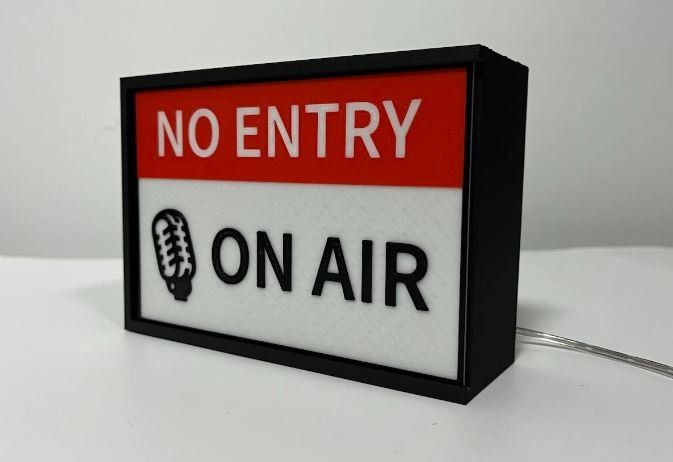 Lampade: Lampe lightbox décoration No Entry On Air – Nuovo (secondo la descrizione) da Noville venduto da Berlusconi55 1