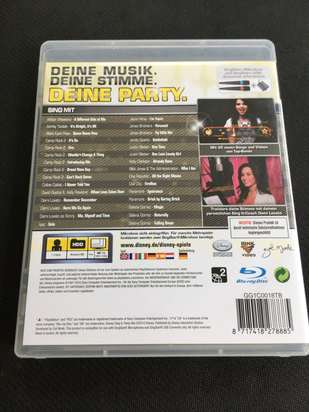 Sony Giochi: Disney Sing it Pop Party - Playstation 3 / PS3 – Usato da St.Gallen venduto da sjosjo 1