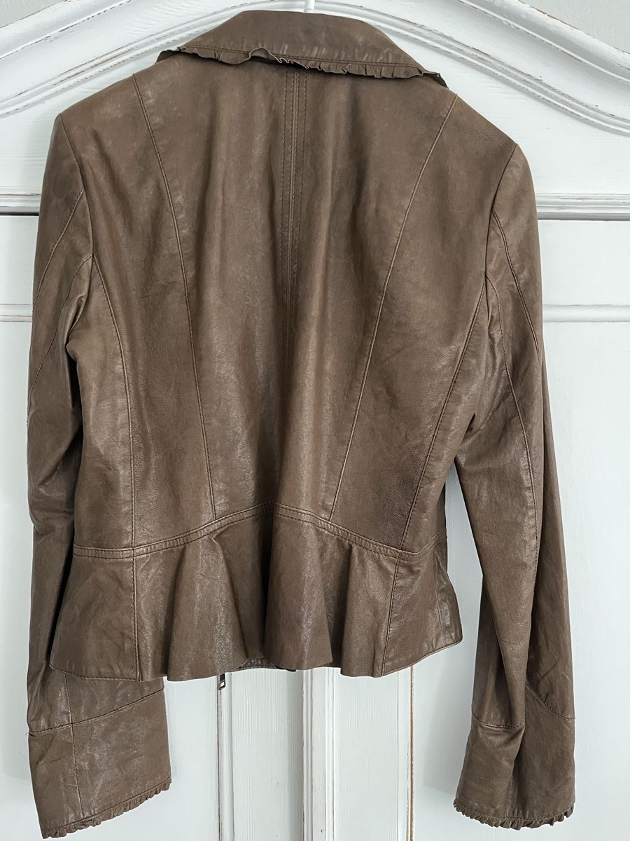 Marc Cain Giacche: Lederjacke - MarcCain - braun - 36 – Usato da Eglisau venduto da superfine7 4