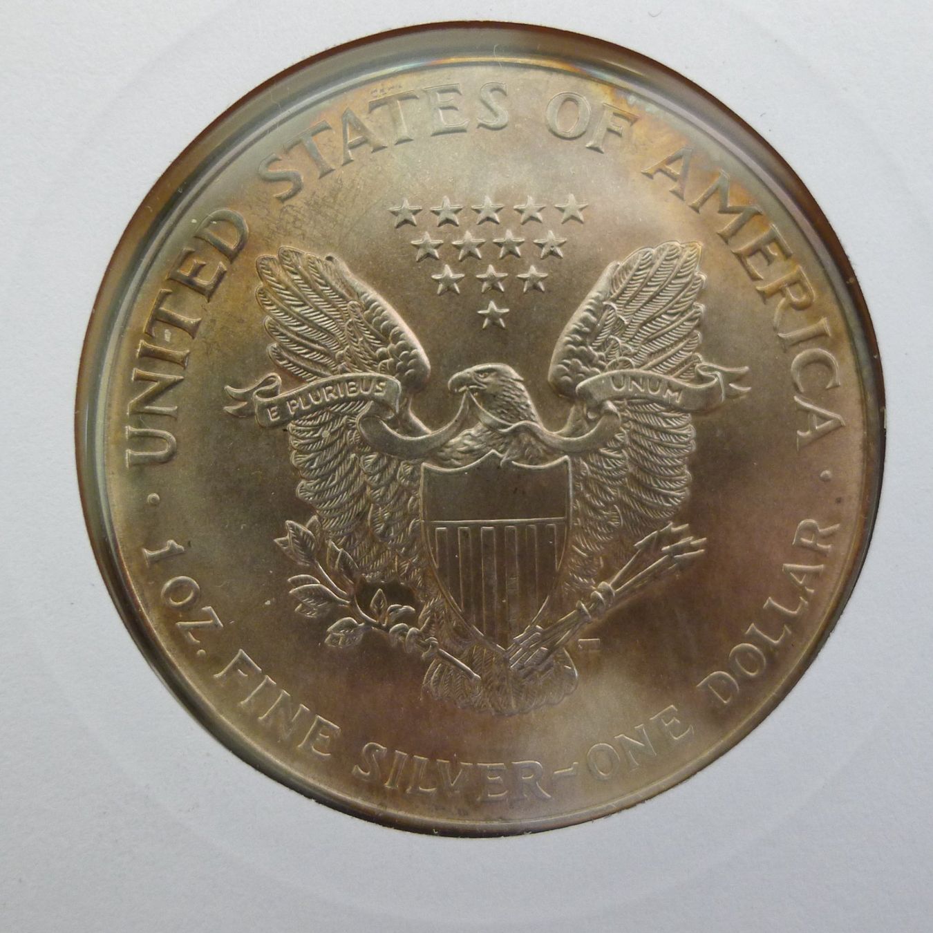 Alle Münzen: 2002, USA, Numisbrief: 11.September mit American Eagle – Gebraucht aus Sursee von Luzernerraute 2
