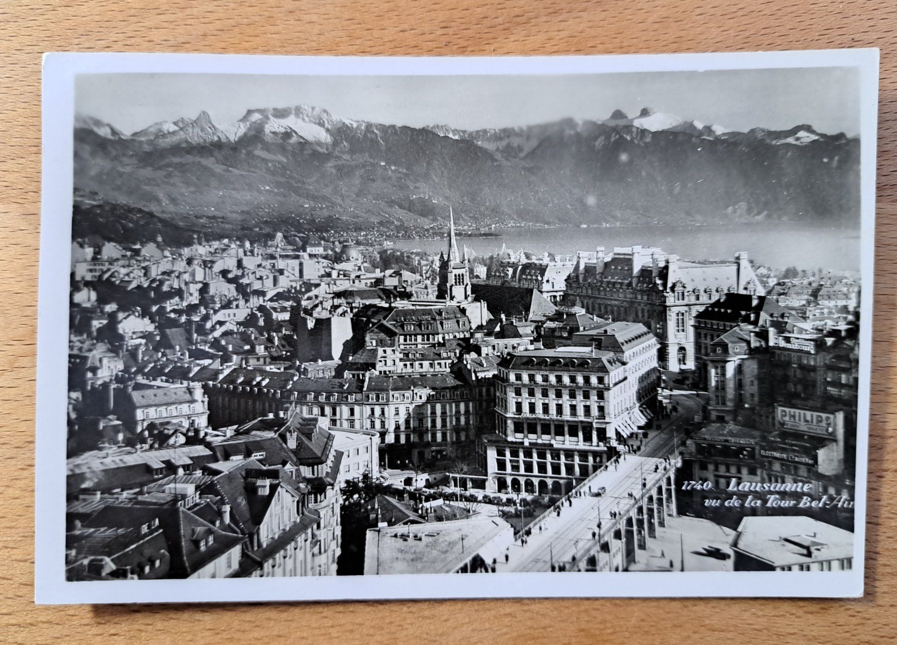 Cartoline postali: Lausanne, gelaufen 1935 – Usato da Unterägeri venduto da PhilatelieStudiger