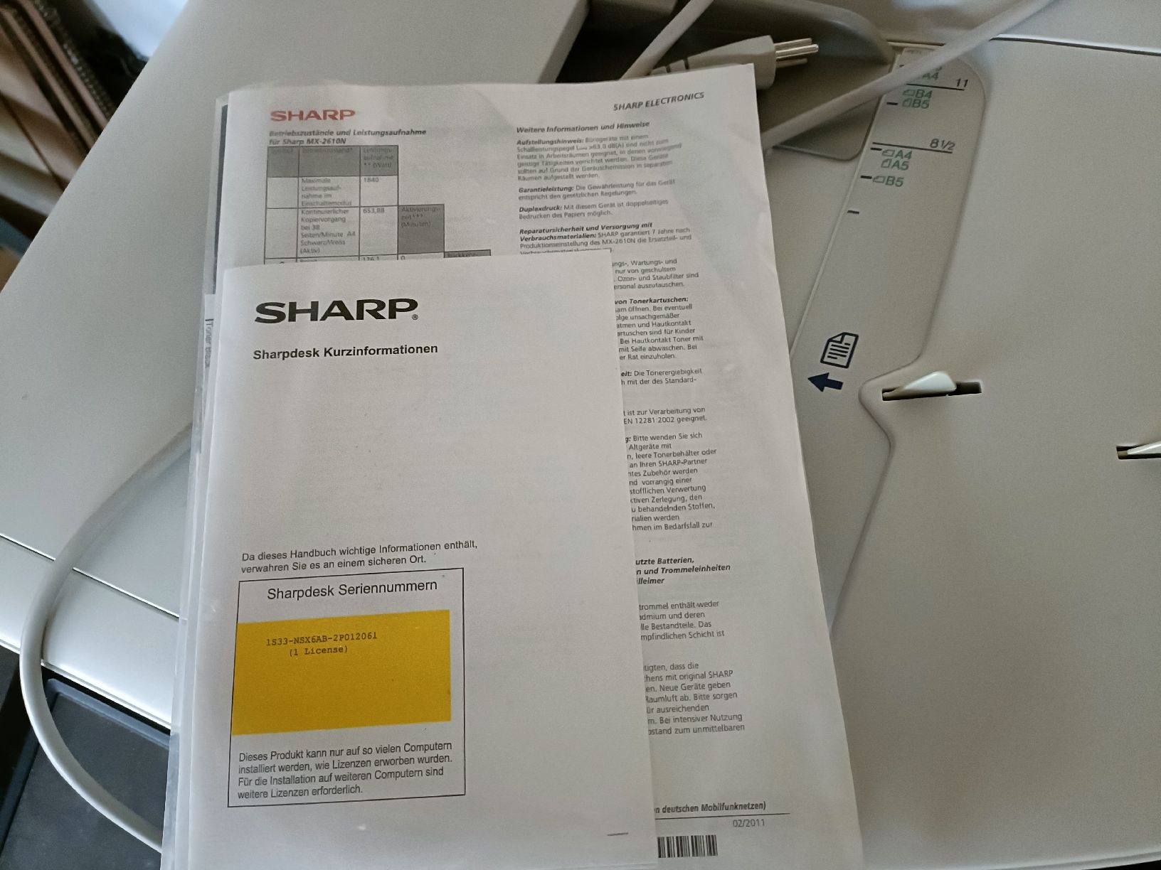Sharp Photocopieuses: Sharp Kopuergerät A3/A4 – Défectueux à Zug par Andi1177 2